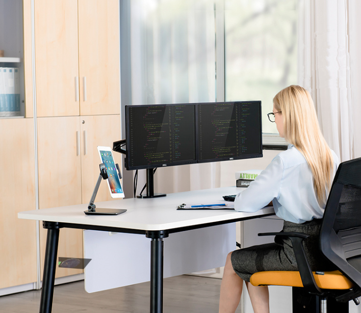 Miniatura: Adjustable Aluminum Desktop Stand for Tablets and Phones