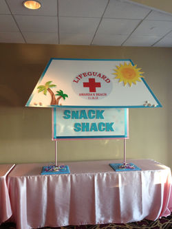 Custom Awning over Kids Buffet