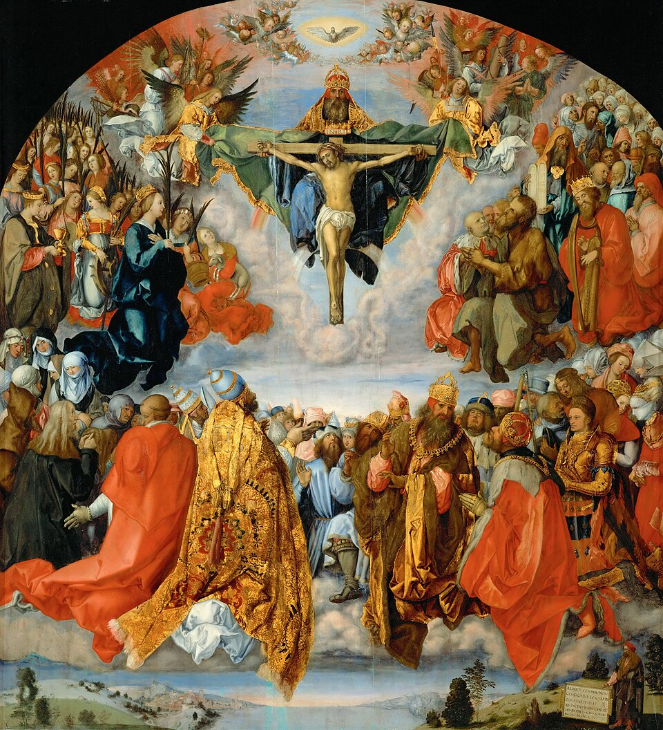 Albrecht Dürer, Adorazione della Santissima Trinità (1511)