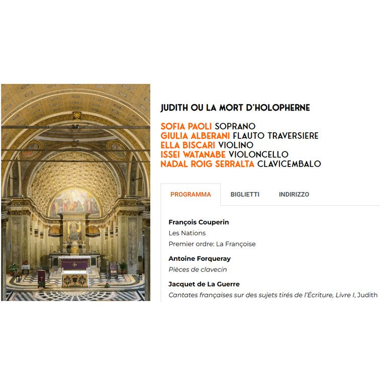 “Judith ou la mort d’Holopherne“ in San Satiro