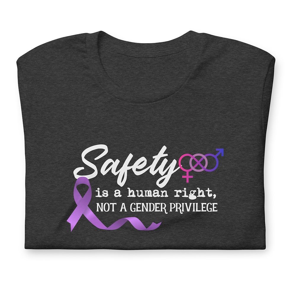 Thumbnail: Safety is a human right Unisex T-Shirt 2