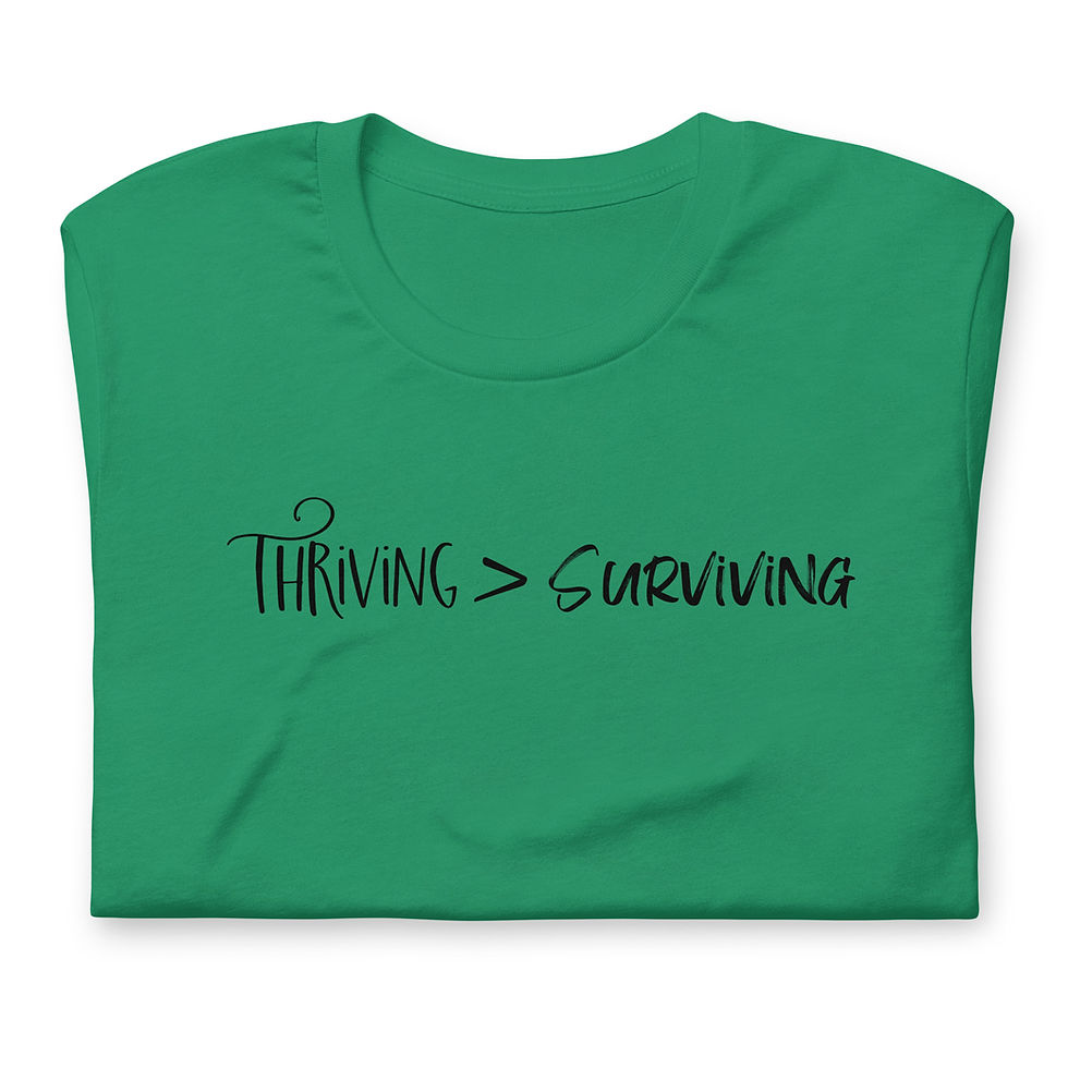 Thumbnail: Thriving > Surviving Unisex T-Shirt