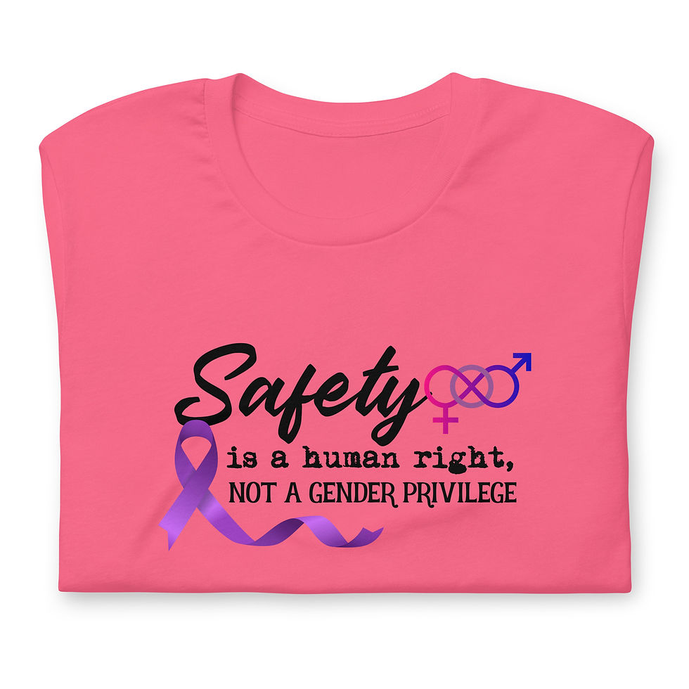 Thumbnail: Safety is a human right Unisex T-Shirt 1