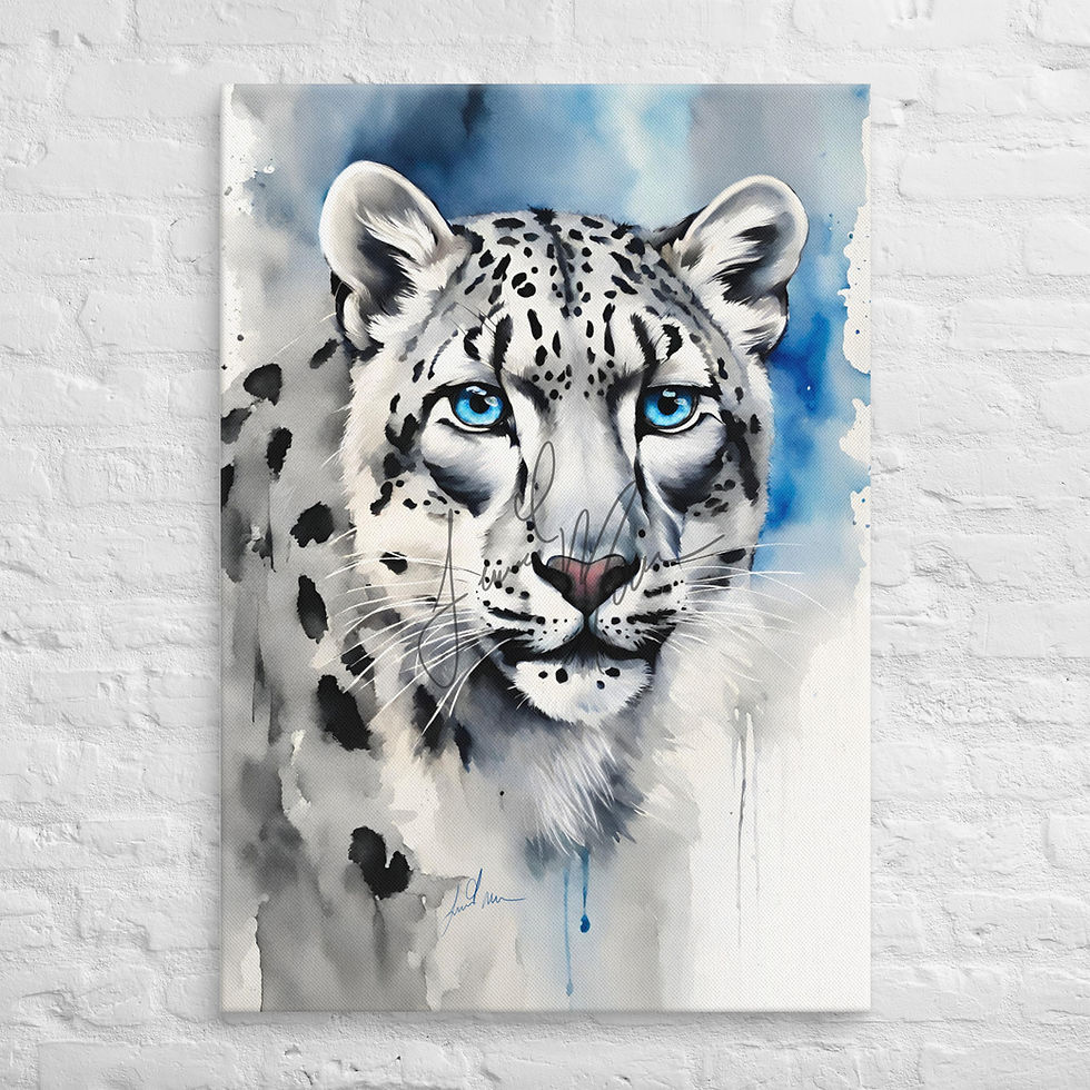 Thumbnail: Snow Leopard 1 Canvas