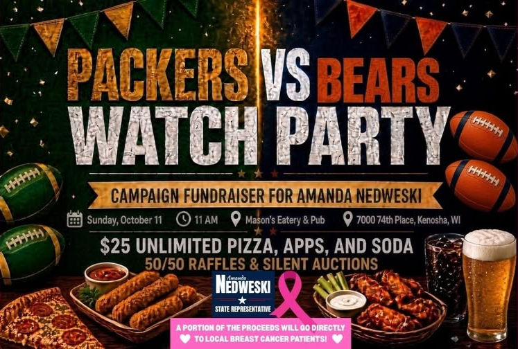 Packers vs Bears Watch Party with Amanda Nedweski
