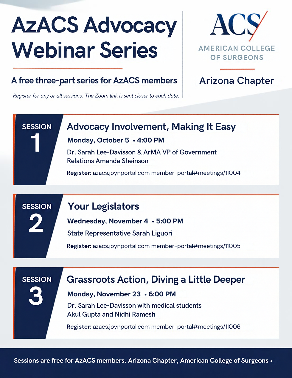 AzACS Advocacy 3 Part Webinar