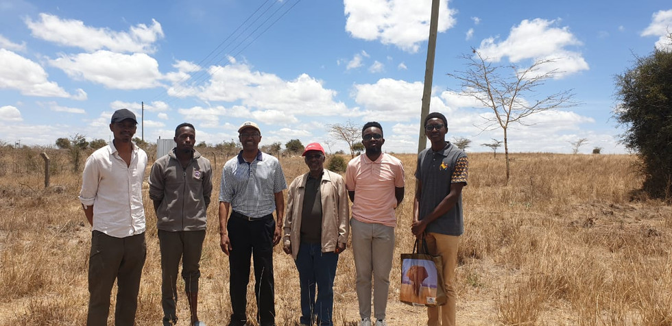 Dr. Luke Kinoti site visit