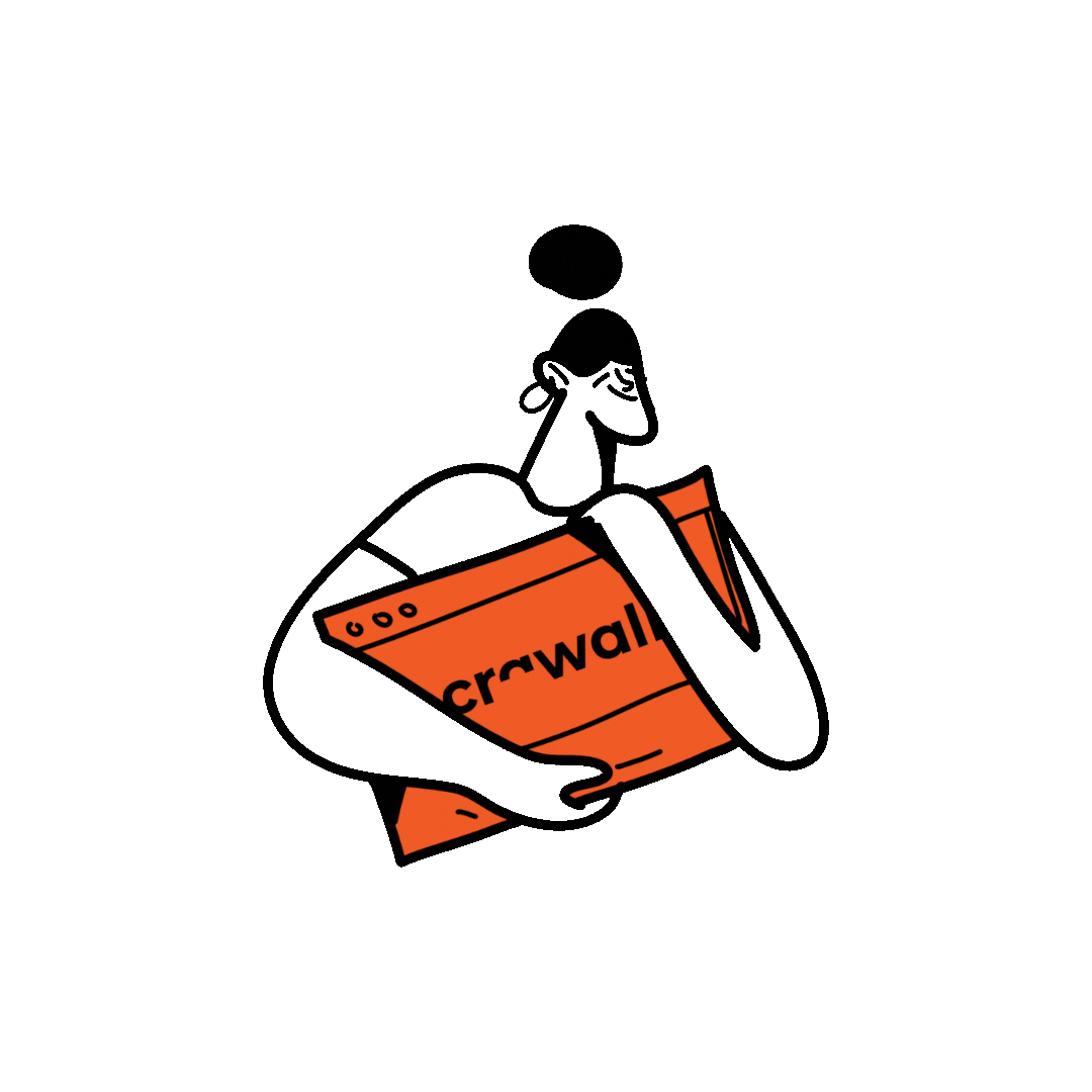 Person hält eine symbolisierte Website, dargestellt als Symbol für die Umsetzung einer Website.