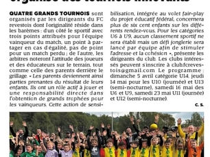Le FCR organise des tournois innovants