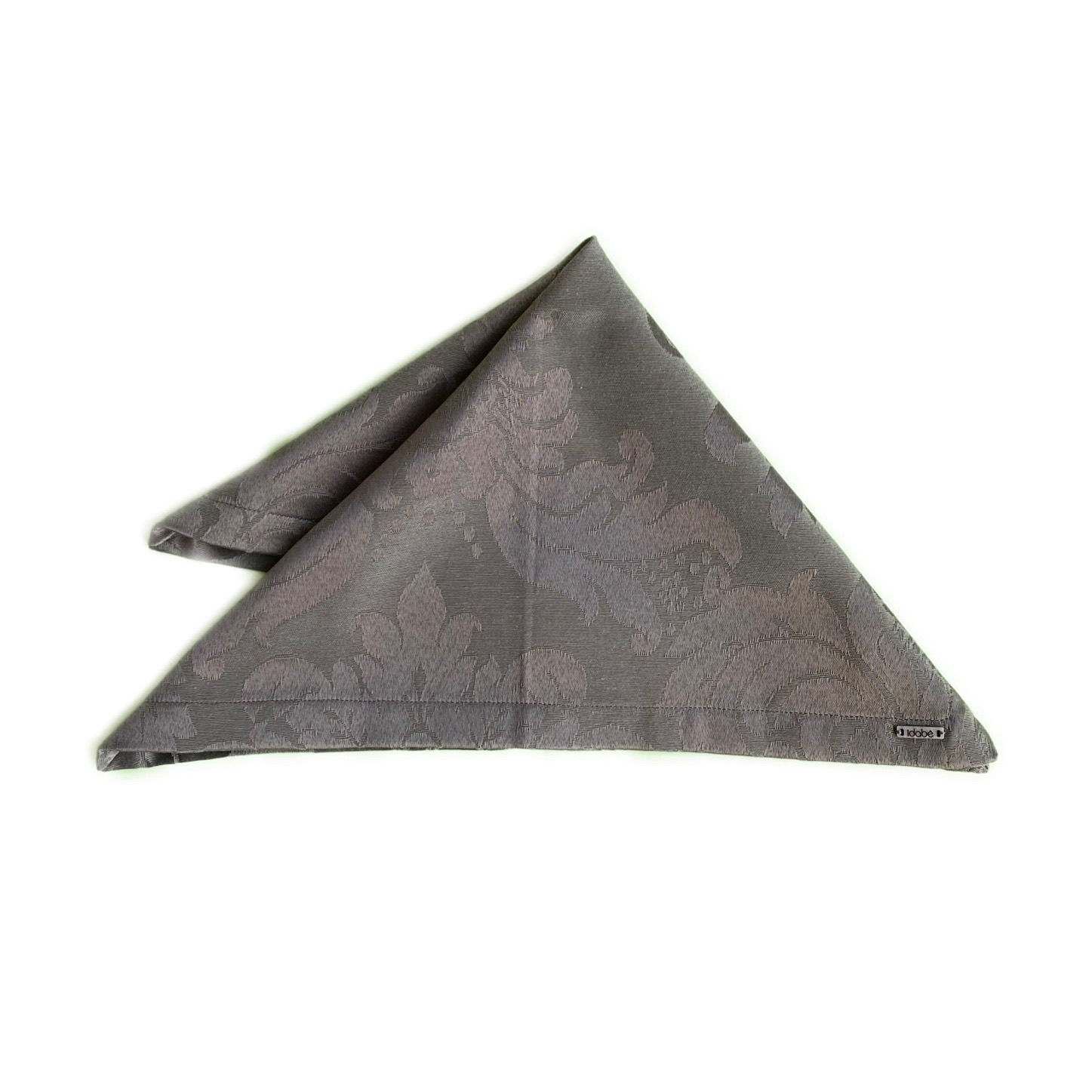 Guardanapo Adamascado Cinza Chumbo