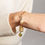 Thumbnail: Golden Hour Hanging On Toggle Bracelet