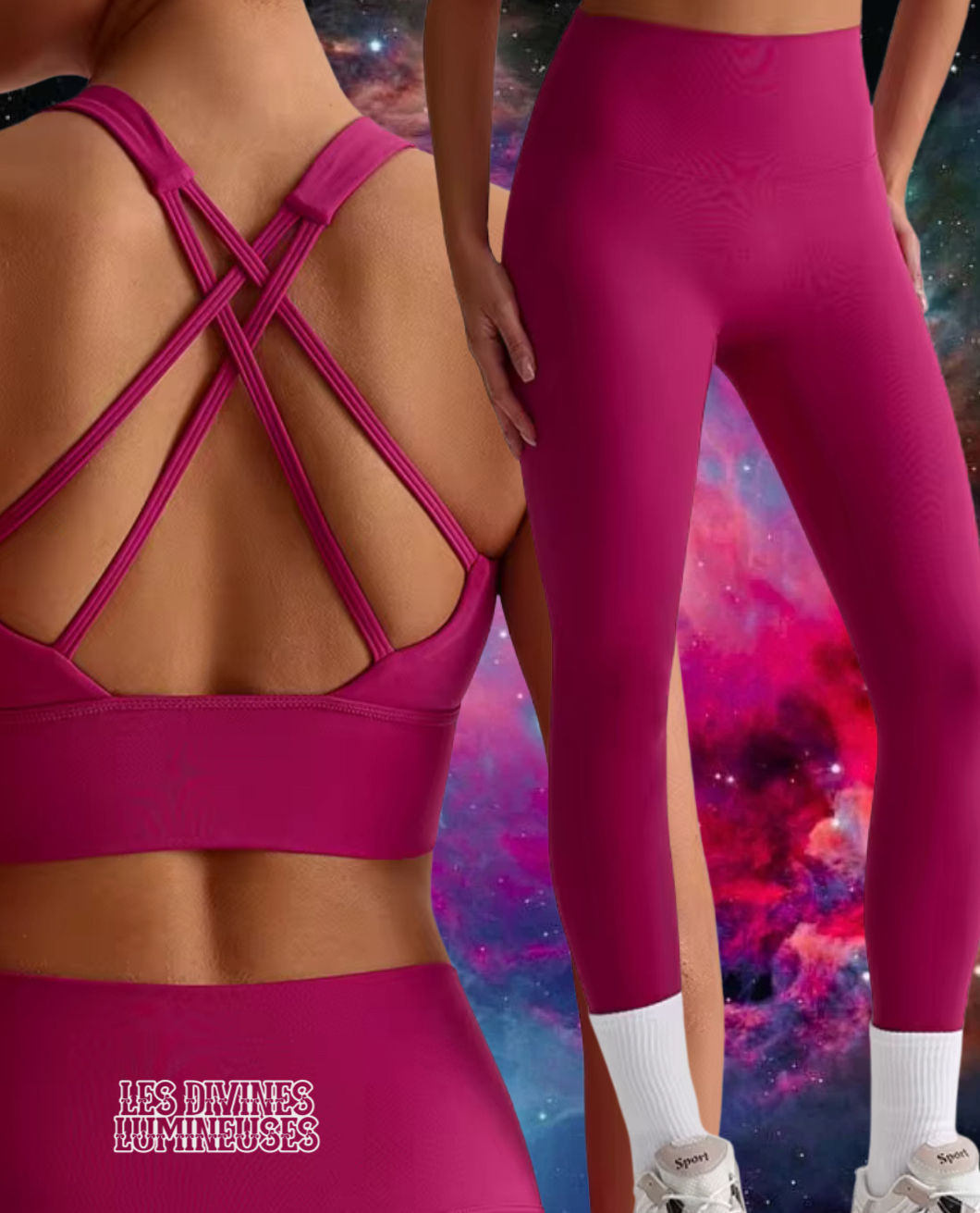 Haut Sport Les Divines Lumineuses-🩷Framboise Divine