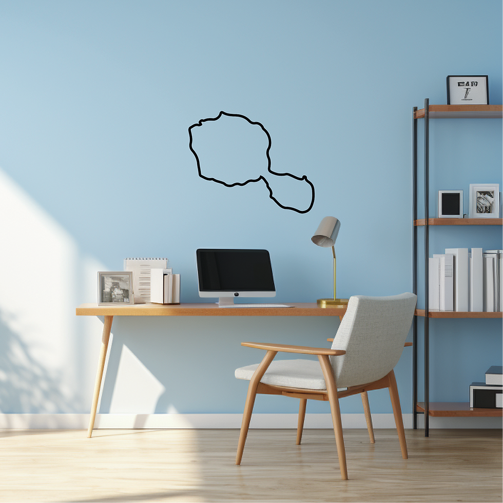 Décoration murale de l'île de Tahiti