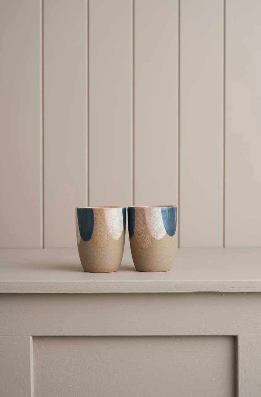 Robert Gordon Latte Cups Blue Tate 2 pack My Sunshine Boutique