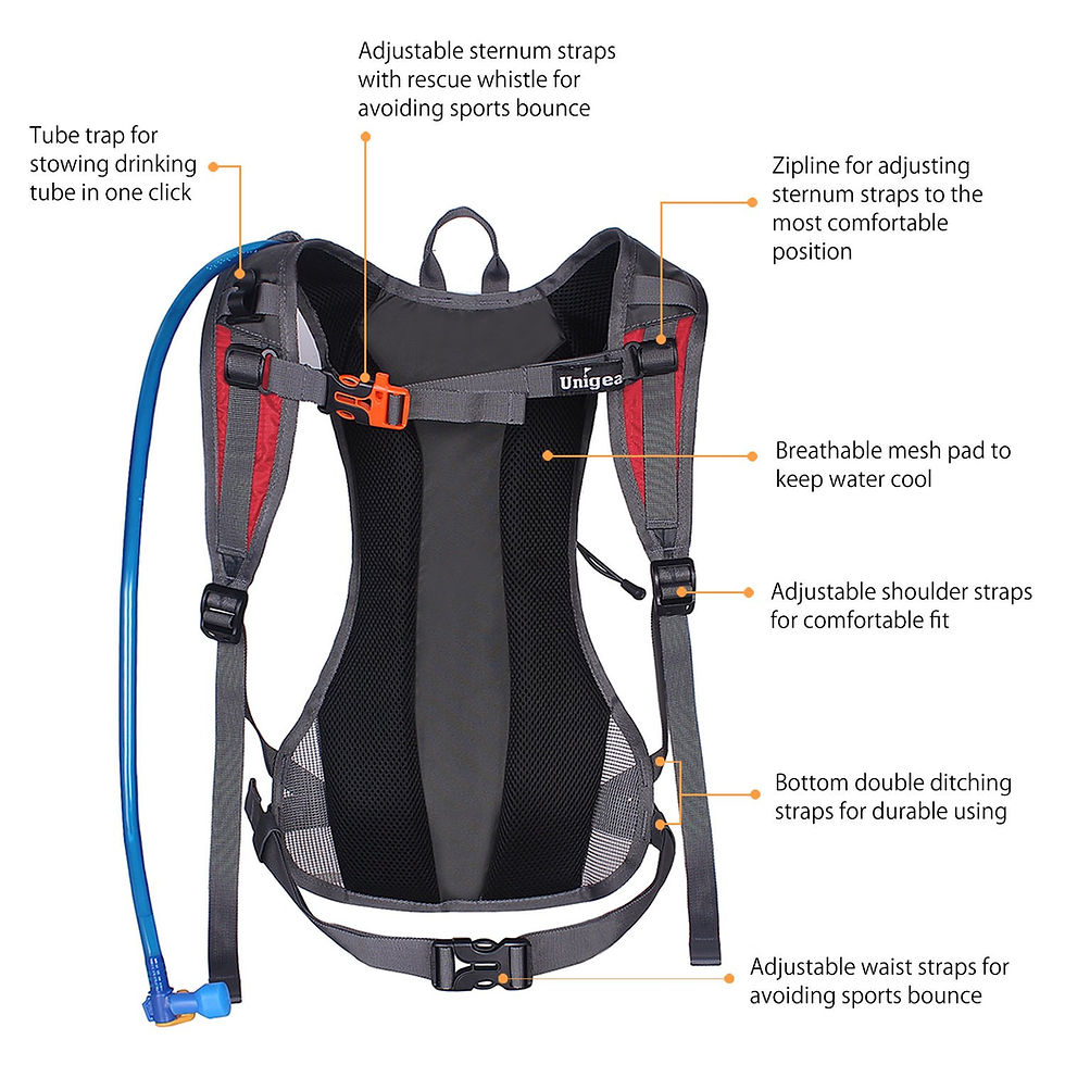 Miniaturbild: Hydration Pack with 70 oz 2L Water Bladder
