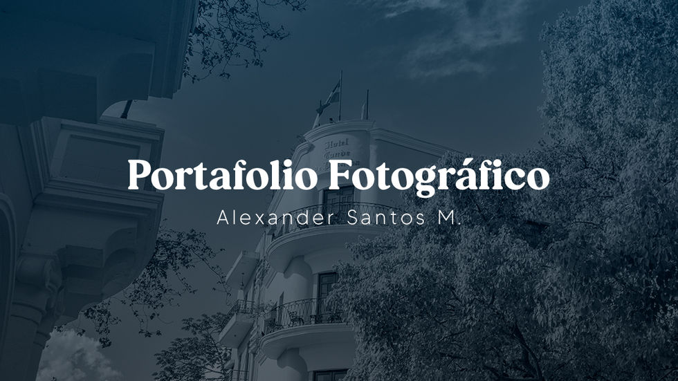 Portafolio Fotográfico