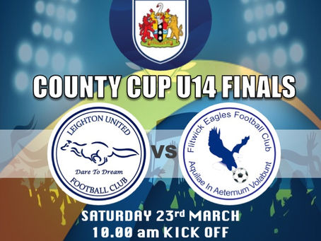 LUFC U13 Vixens reach County Cup Final