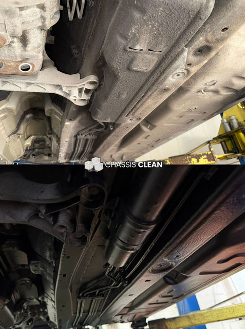 Underbody side skirts rust protection