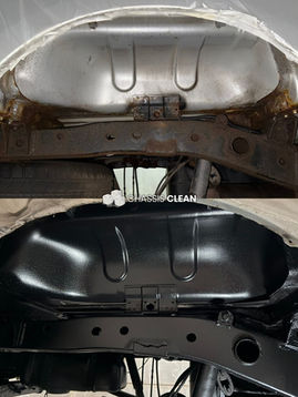 Pickup truck wheel arch rust protection