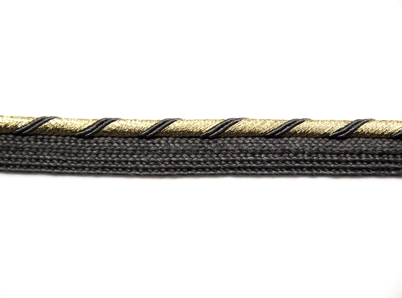 Paspel grijs-goud - €1,5/m