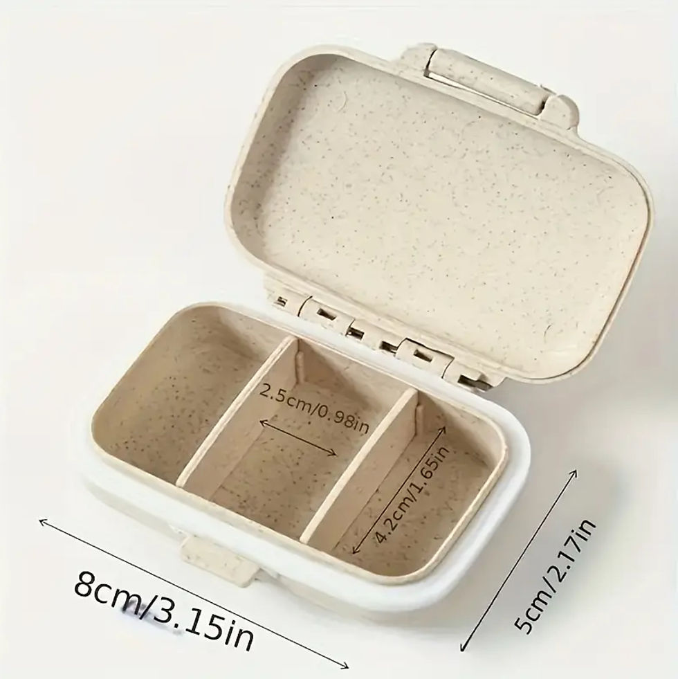 Thumbnail: 3 Compartment Pill Box