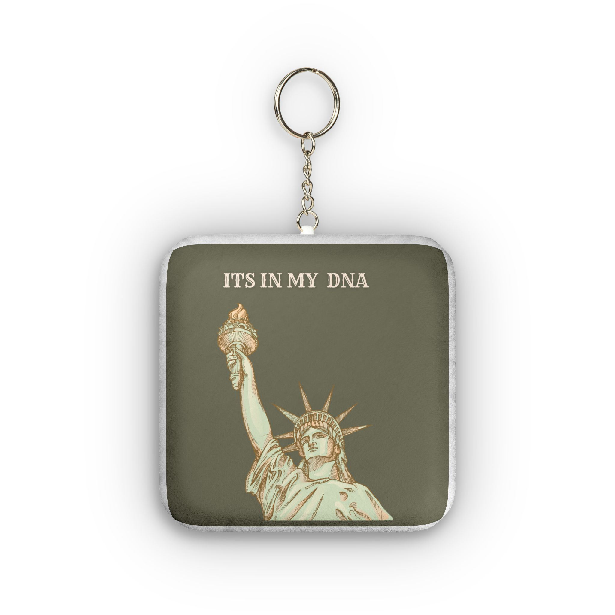 It`s In My DNA Plush Keychain — Personalized Shape Plushie Accessory