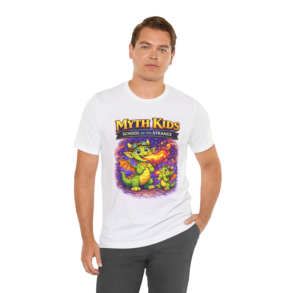Thumbnail: "Myth Kids 'School of the Strange" Ash Spark Graphic Shirt