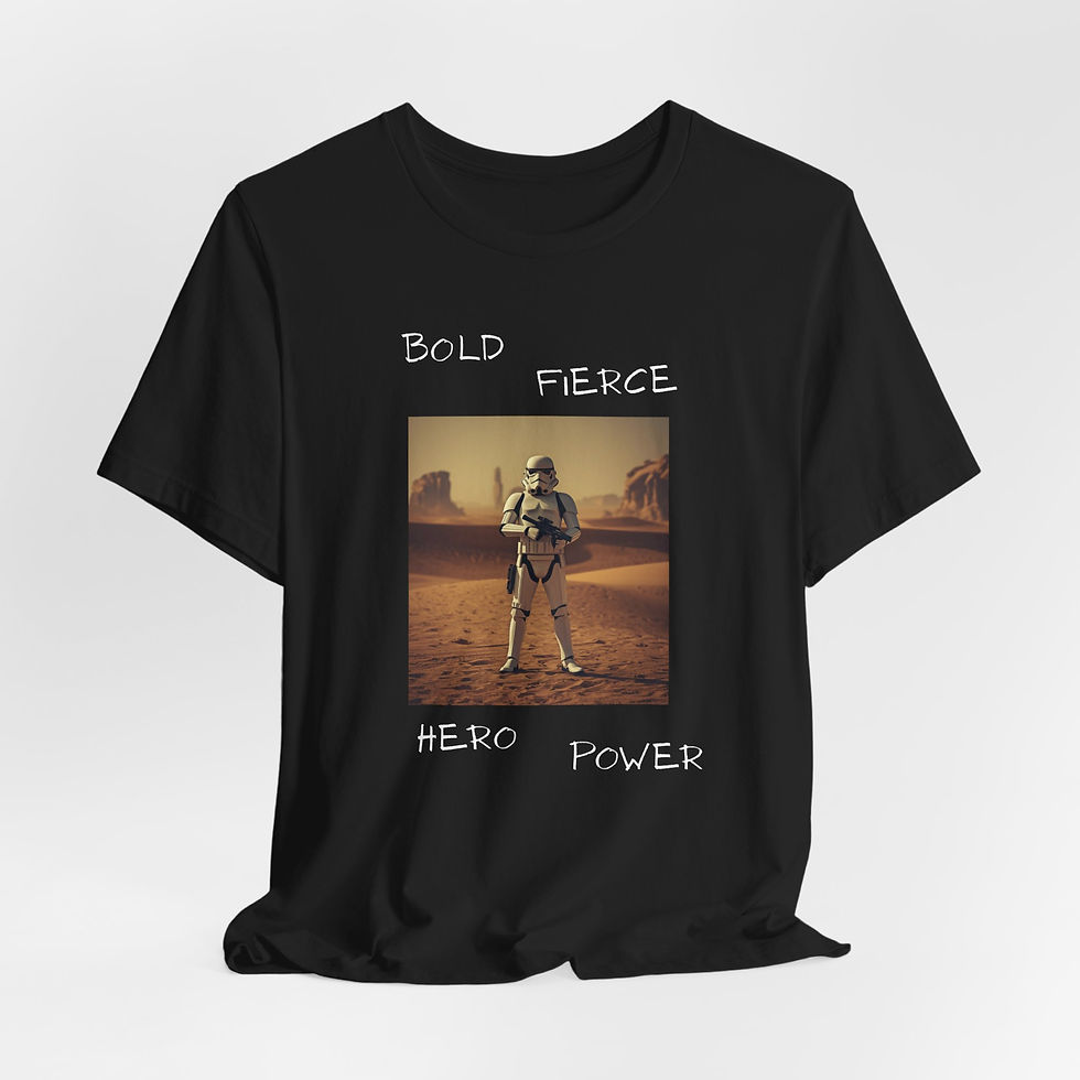 Thumbnail: Stormtrooper Tee | Bold Fierce Hero Power, Sci‑Fi Soldier