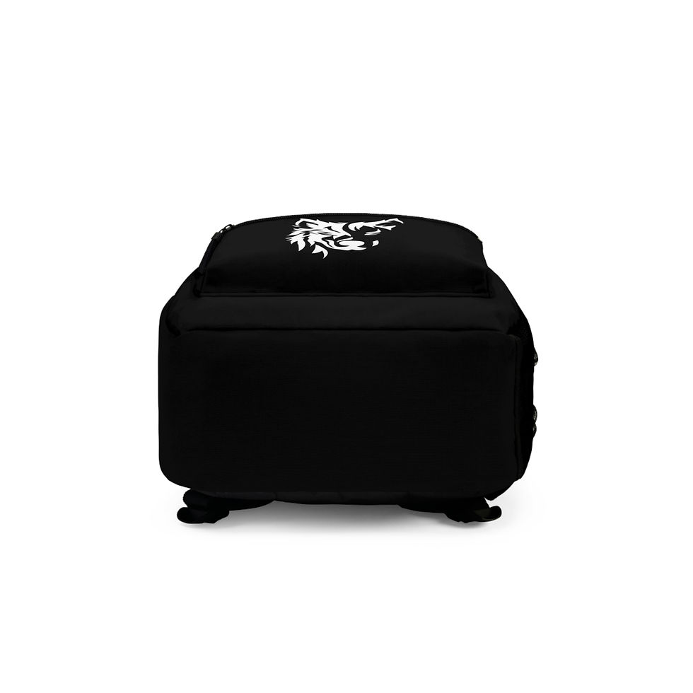 Thumbnail: Sabre Wolf Backpack — Tribal Wolf Graphic School & Travel Bag