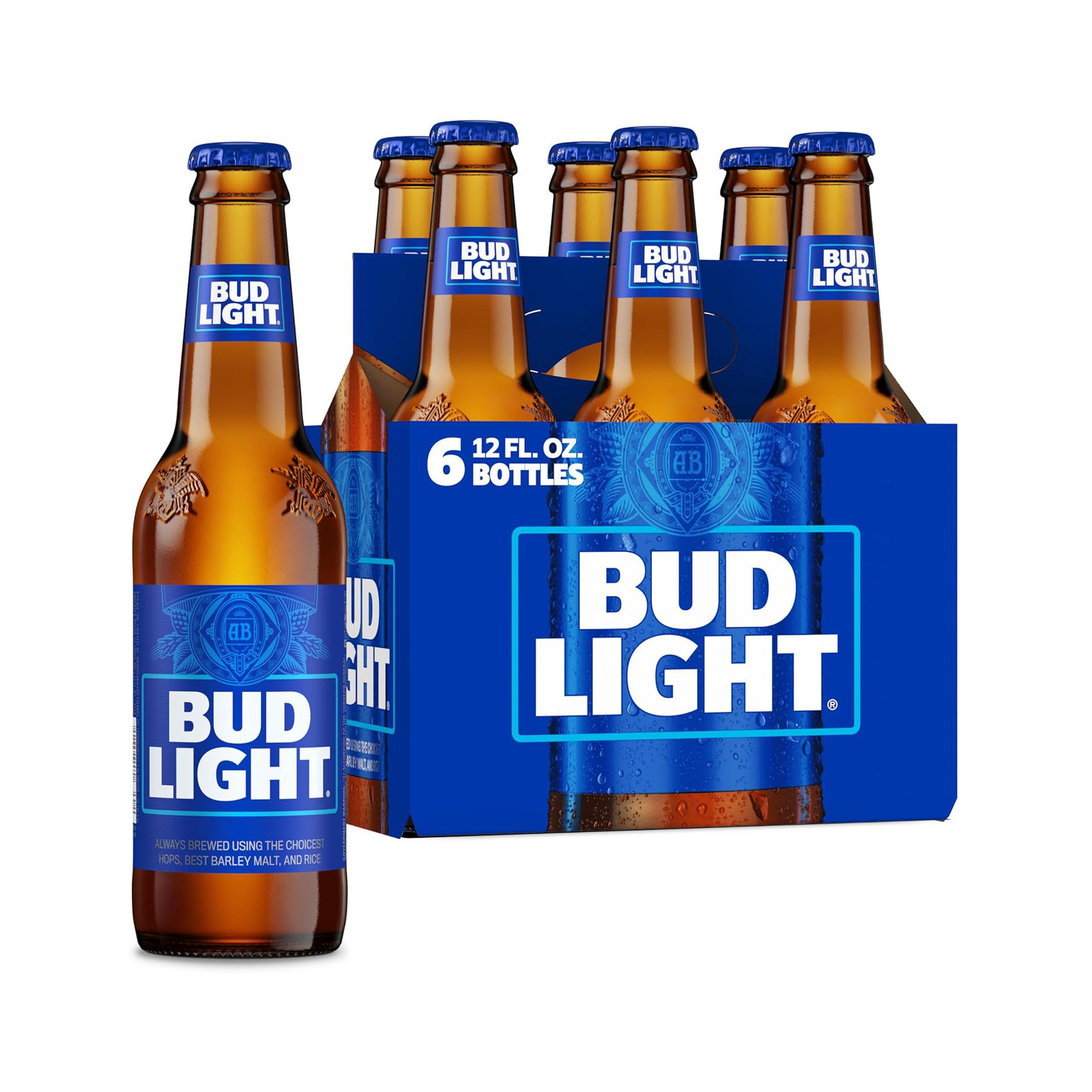 Beer Bud Light, 6pk 12oz Bottles