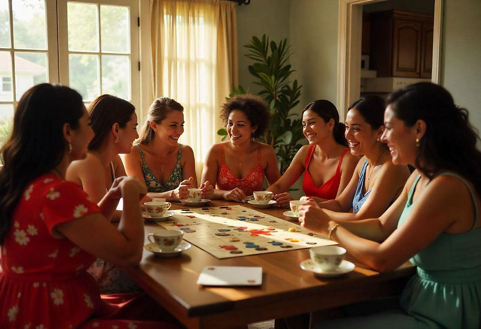 afternoon tea party game ideas for a nice afternoon with your girls in a florida home