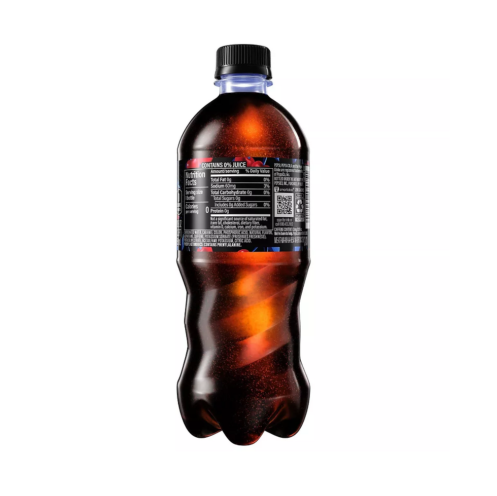 Thumbnail: Soda Pepsi Zero Sugar Cola 20 oz