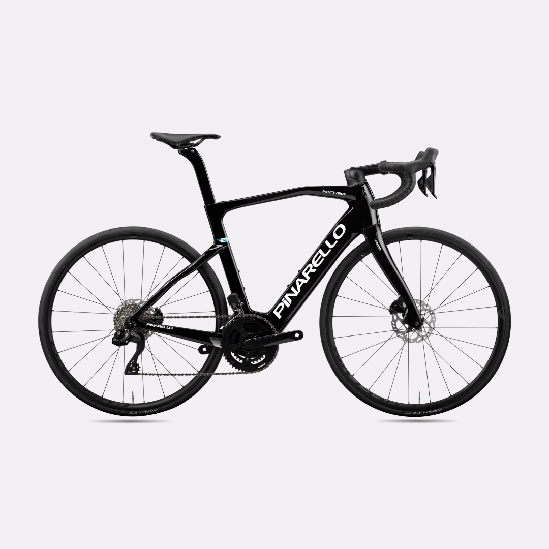 Pinarello Nytro E5 Road 105 Di2 black side shot