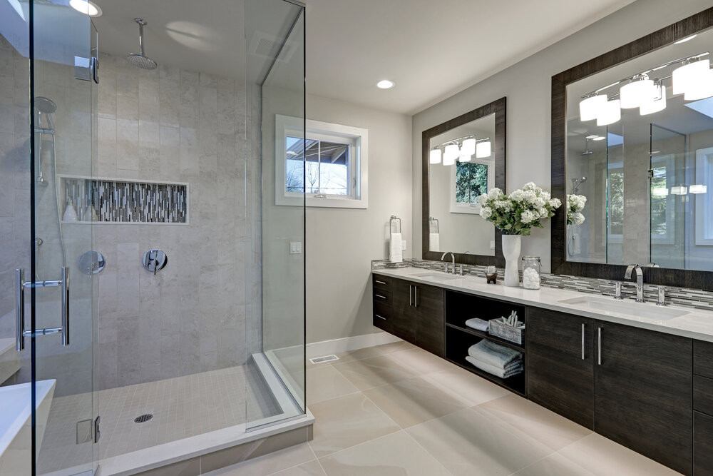 Large Shower, Bathroom Renovation