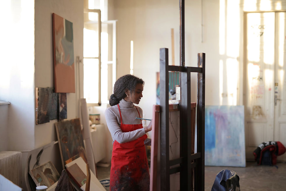 Female black artist