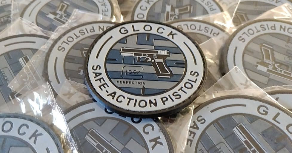Thumbnail: GLOCK SAFE ACTION PISTOLS – GREEK FLAG PVC PATCH