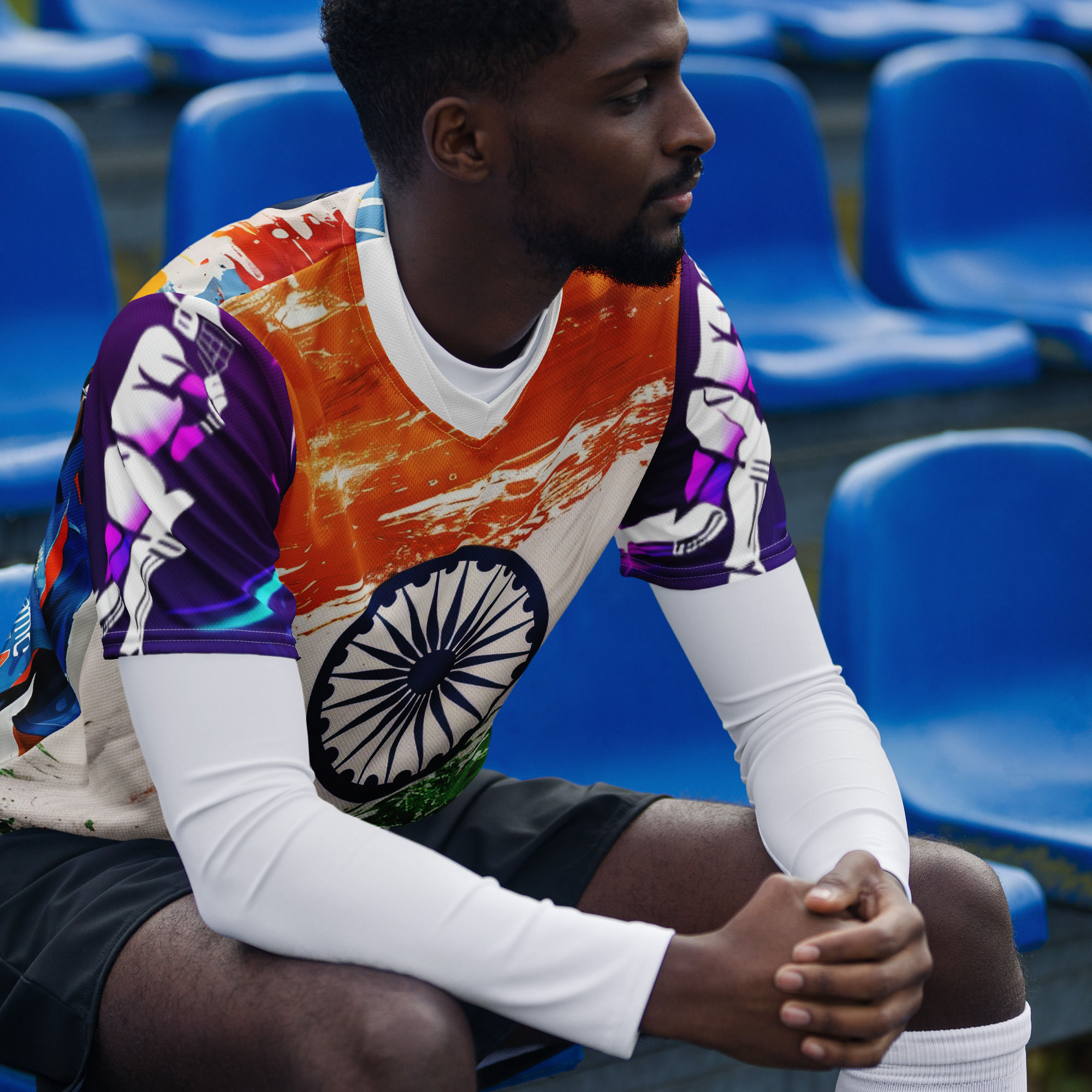 World Cup Theme - Indian Fans - unisex sports jersey