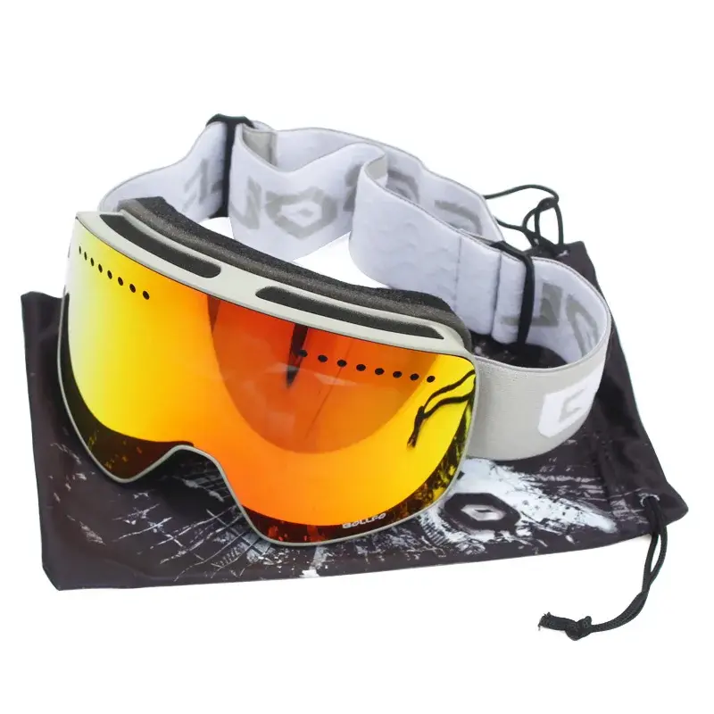 Thumbnail: Magnetic Double Layers Lens Ski Goggles Masks Anti-Fog