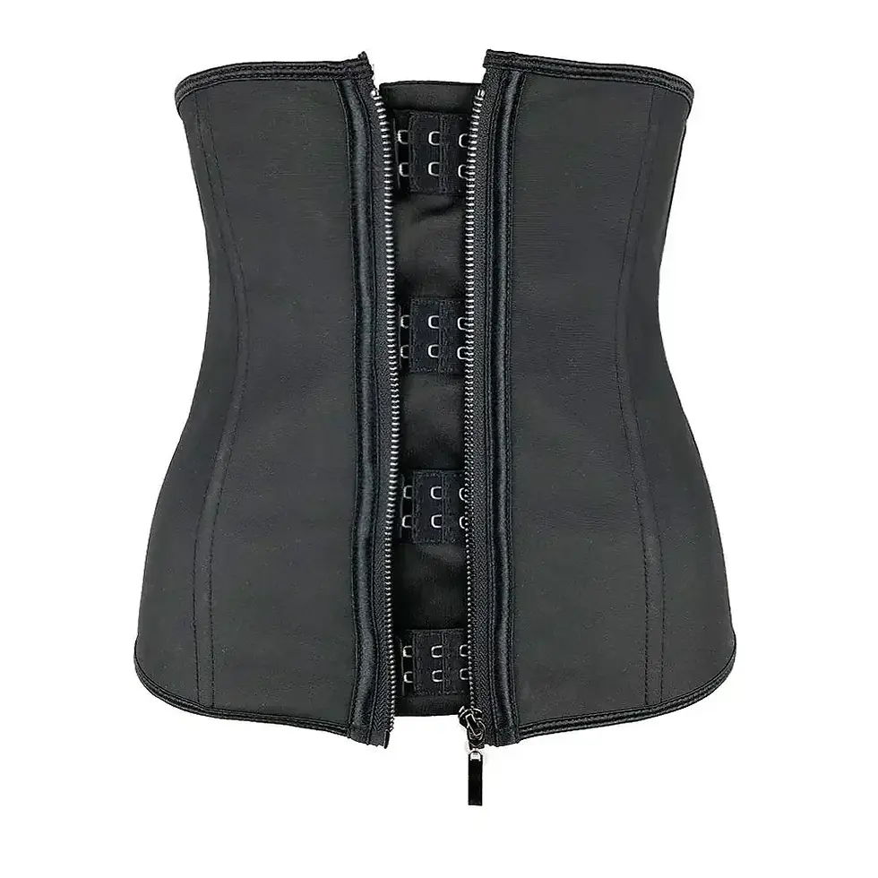 Thumbnail: Women Latex Waist Trainer Body Shaper Corsets With Zipper