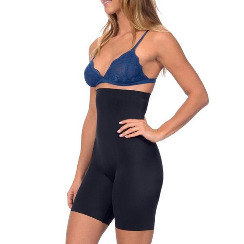 Extra Hi Waist Long Boy Leg Shaper With Targeted Double Front