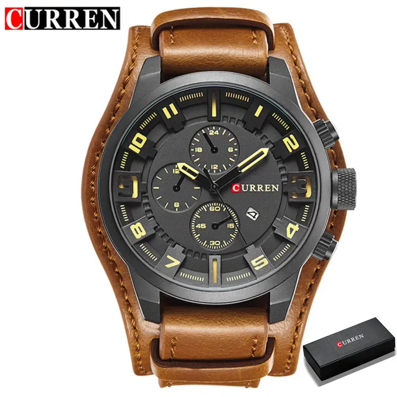 Thumbnail: CURREN Men's Watches Top Brand Luxury Fashion & Casual Business Quartz Watch