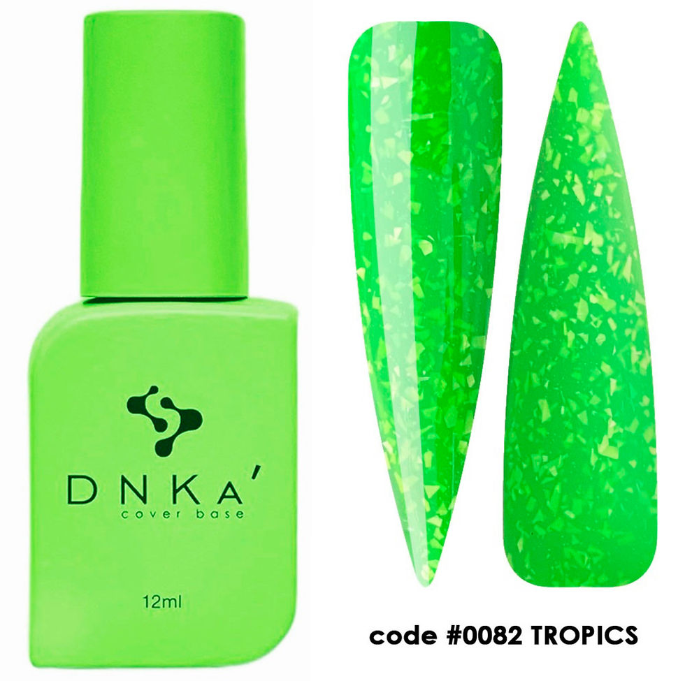 Cover Base Tropics, bright and tropical-toned nail base coat for a vibrant and long-lasting manicure