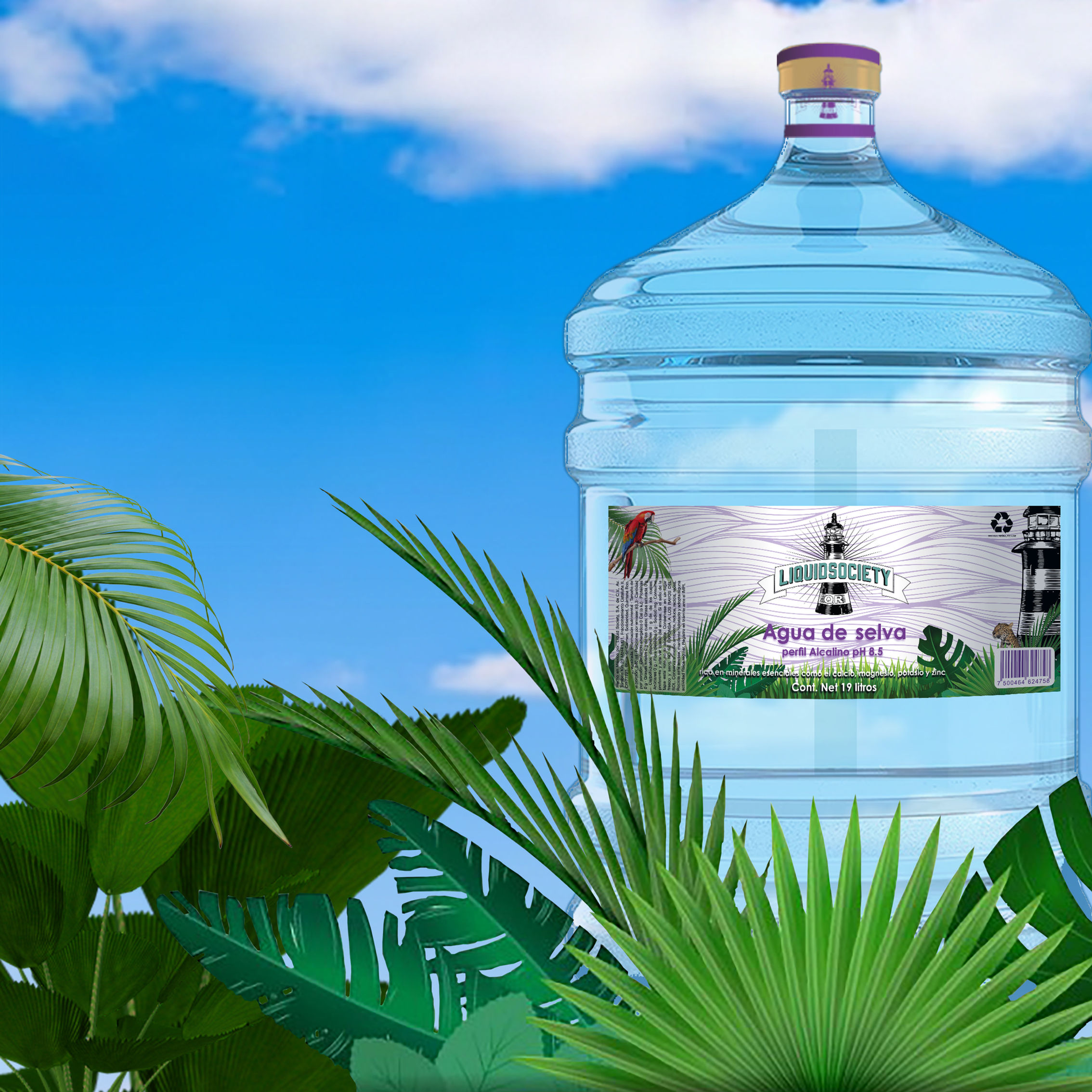 Garrafón de Agua mineralizada Alcalina (Refil)