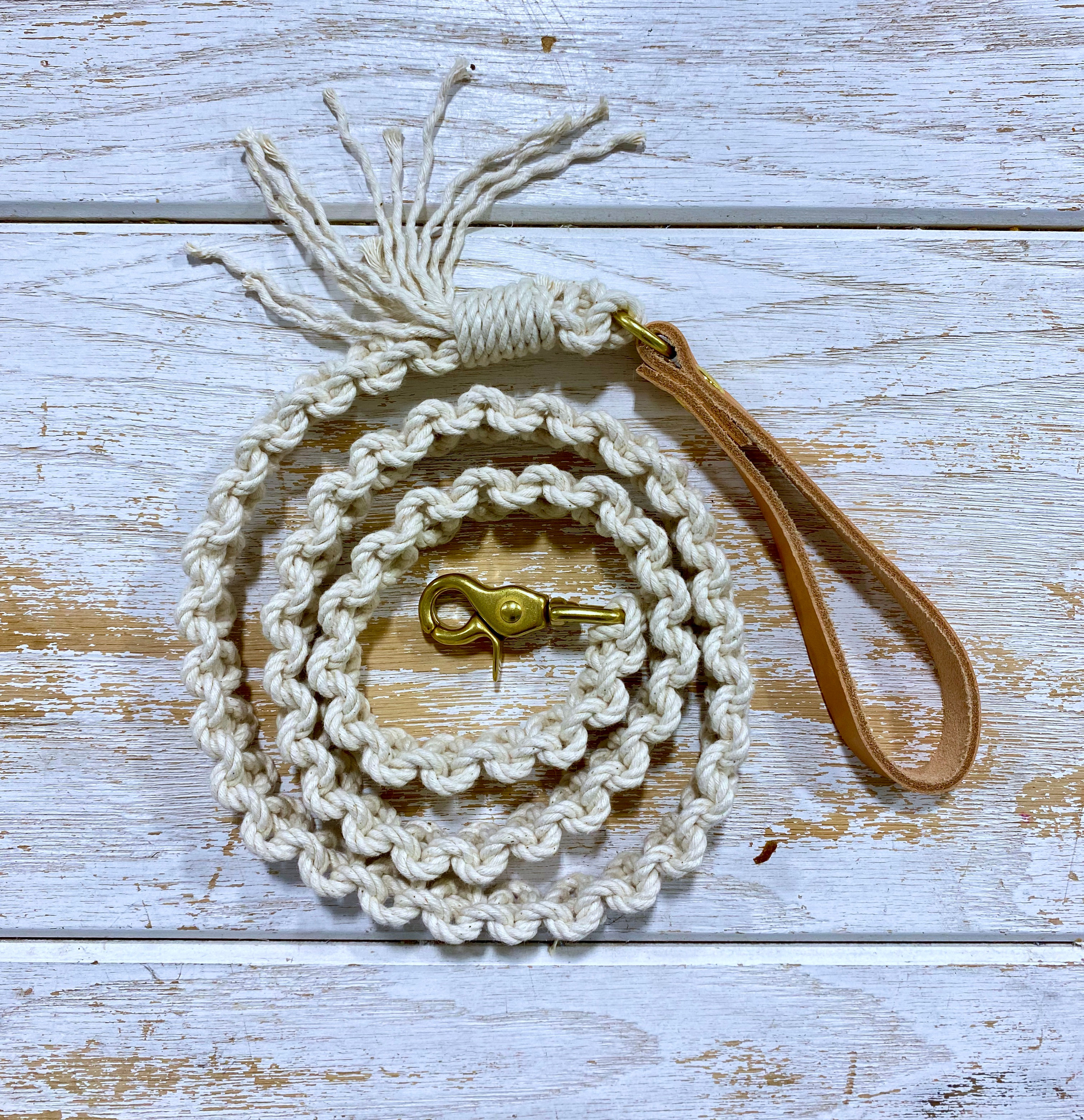Macrame Dog Leash