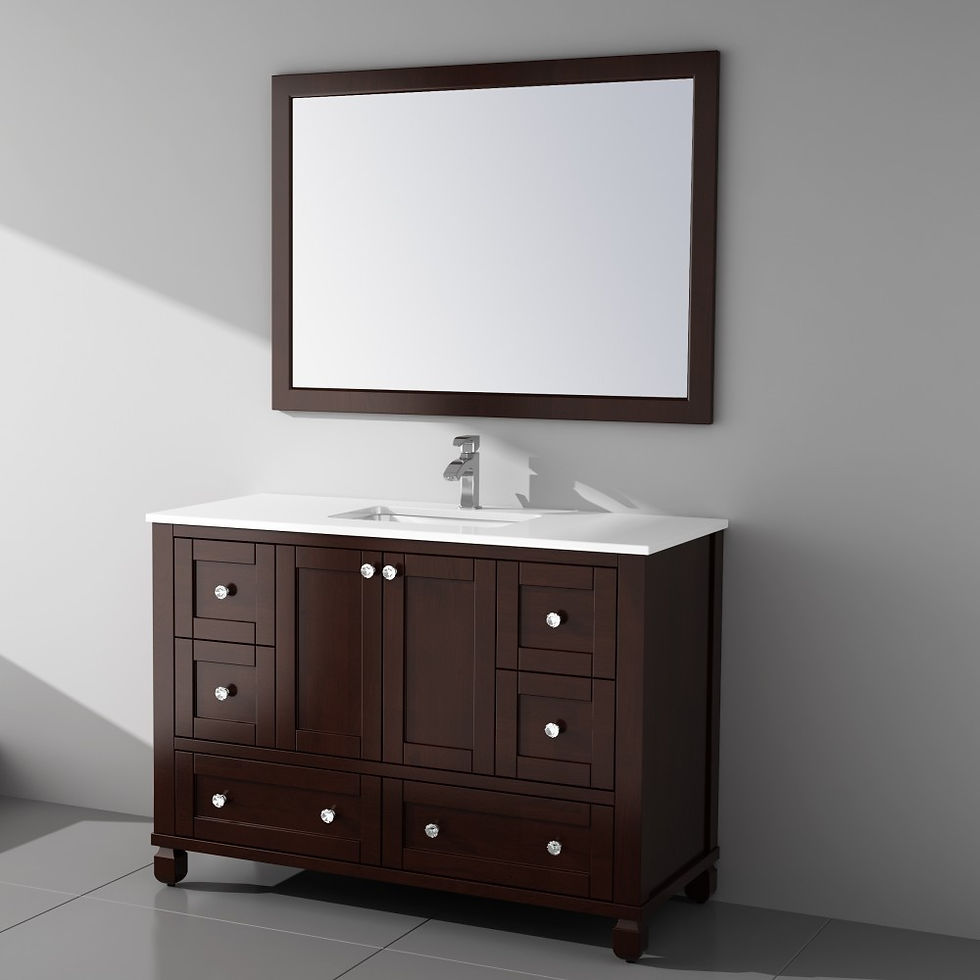 VITRA -Hampton Floor Mount 60" Single Sink Vanity