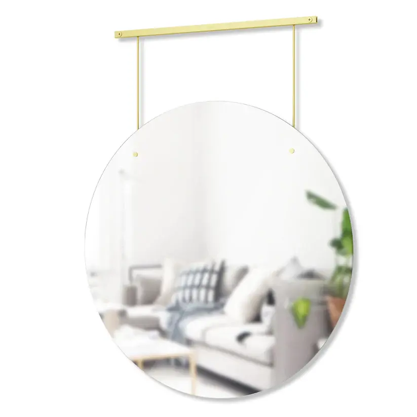 Thumbnail: UMBRA - EXHIBIT WALL MIRROR 24 BRASS