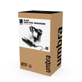 Thumbnail: UMBRA - GLAM HAIR TOOL ORGANIZER WHITE/CHAR