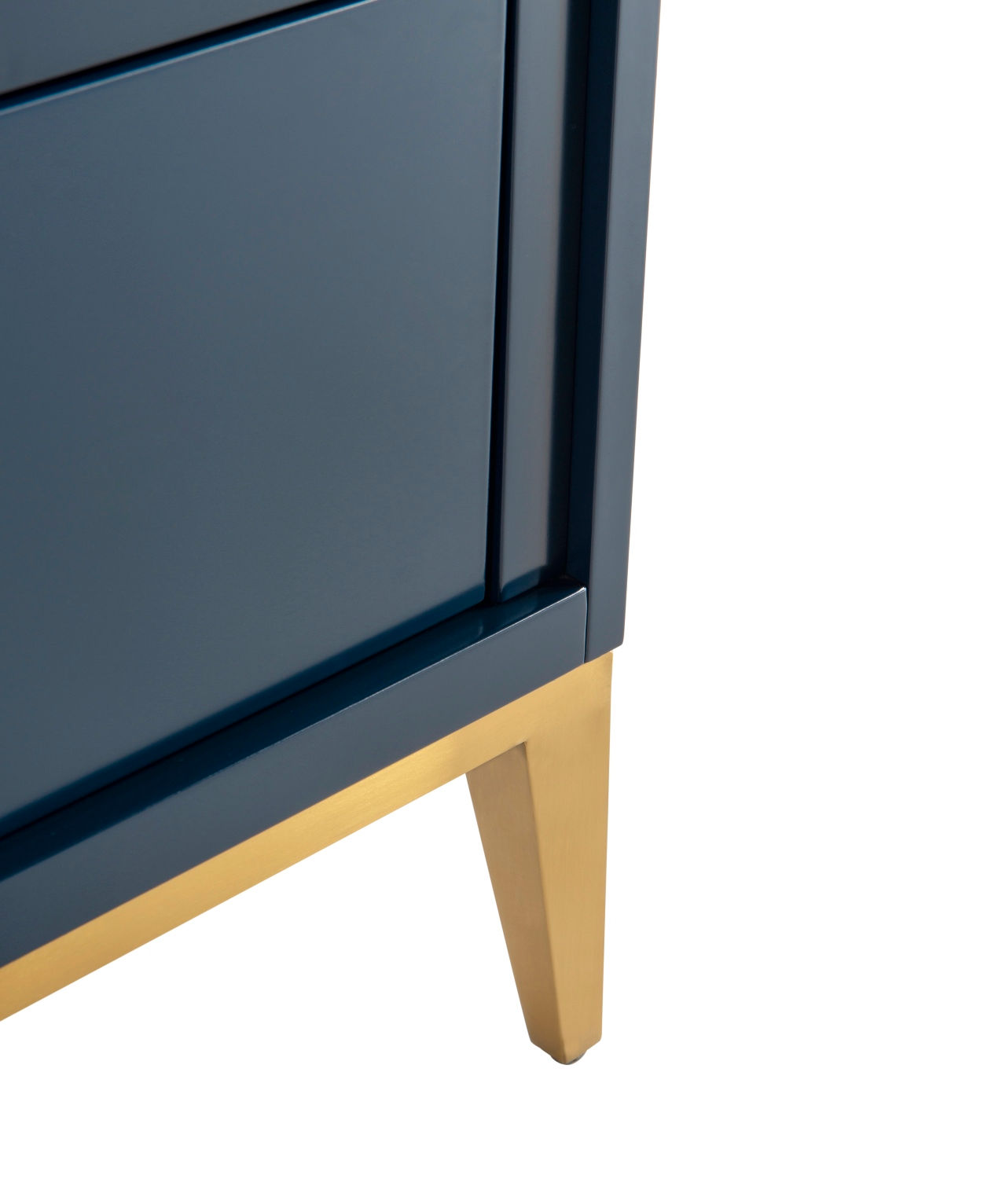 36″ DIVANI - Gloss BLUE -Single Sink Freestanding Vanity with Quartz Co