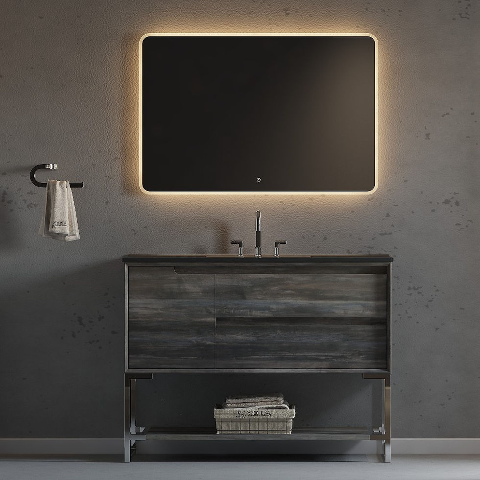 Thumbnail: VITRA - Ashley Floor Mount 48" Single Sink Vanity