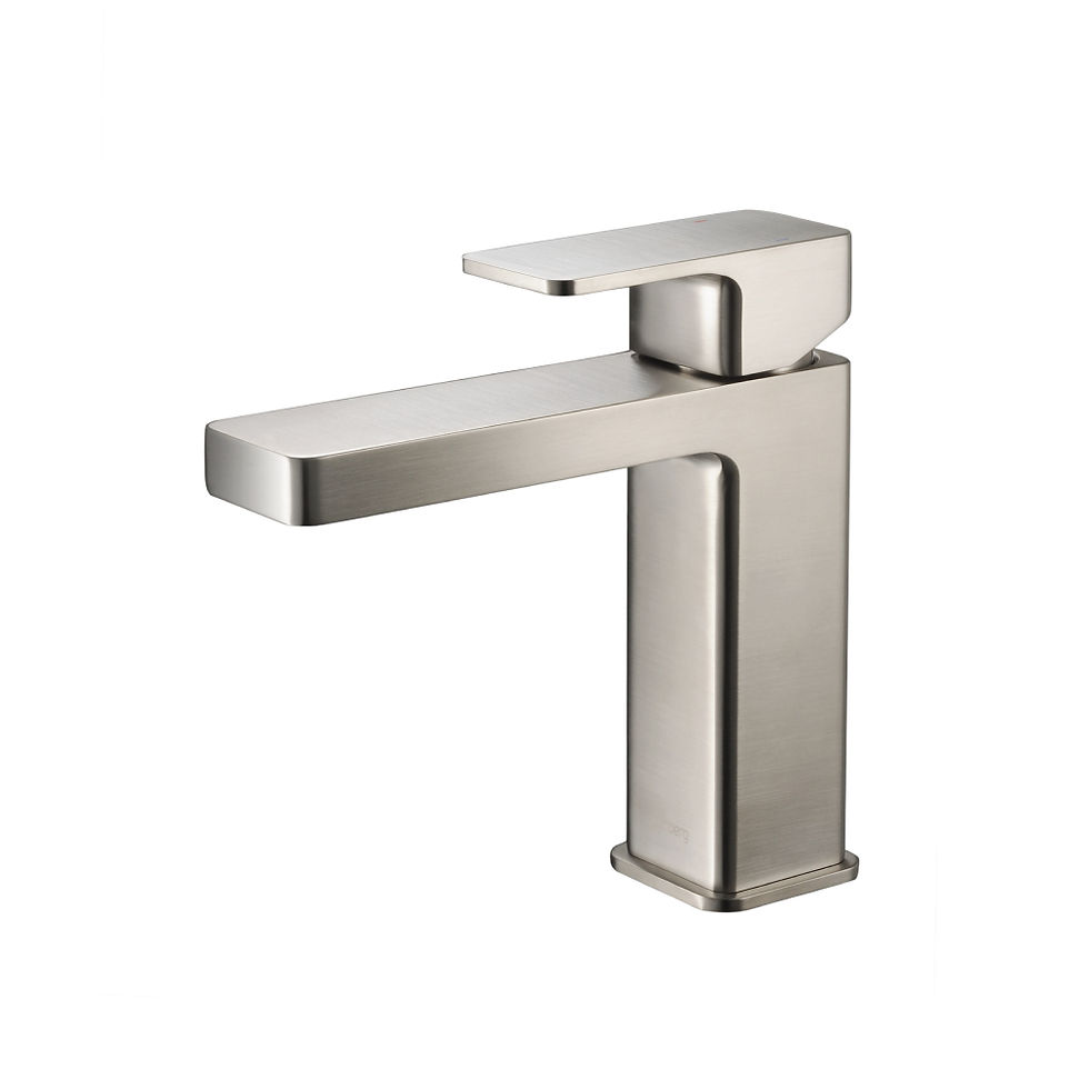 ISENBERG – Single Hole Cascade Flow Waterfall Bathroom Faucet